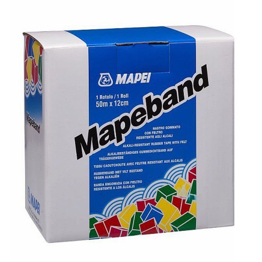 Banda cauciucata profesionala pentru hidroizolatii Mapei Mapeband 1ml - Shopdecor.ro Banda hidroizolatii